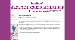 Desktop Screenshot of pandhuisleeuwarden.nl